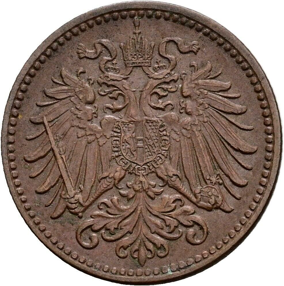 1 Heller Franz Joseph I. 1848-1916 1912 – Rückseite