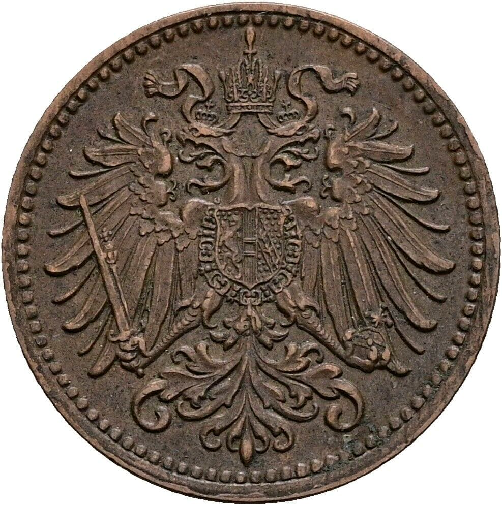 1 Heller Franz Joseph I. 1848-1916 1914 – Rückseite