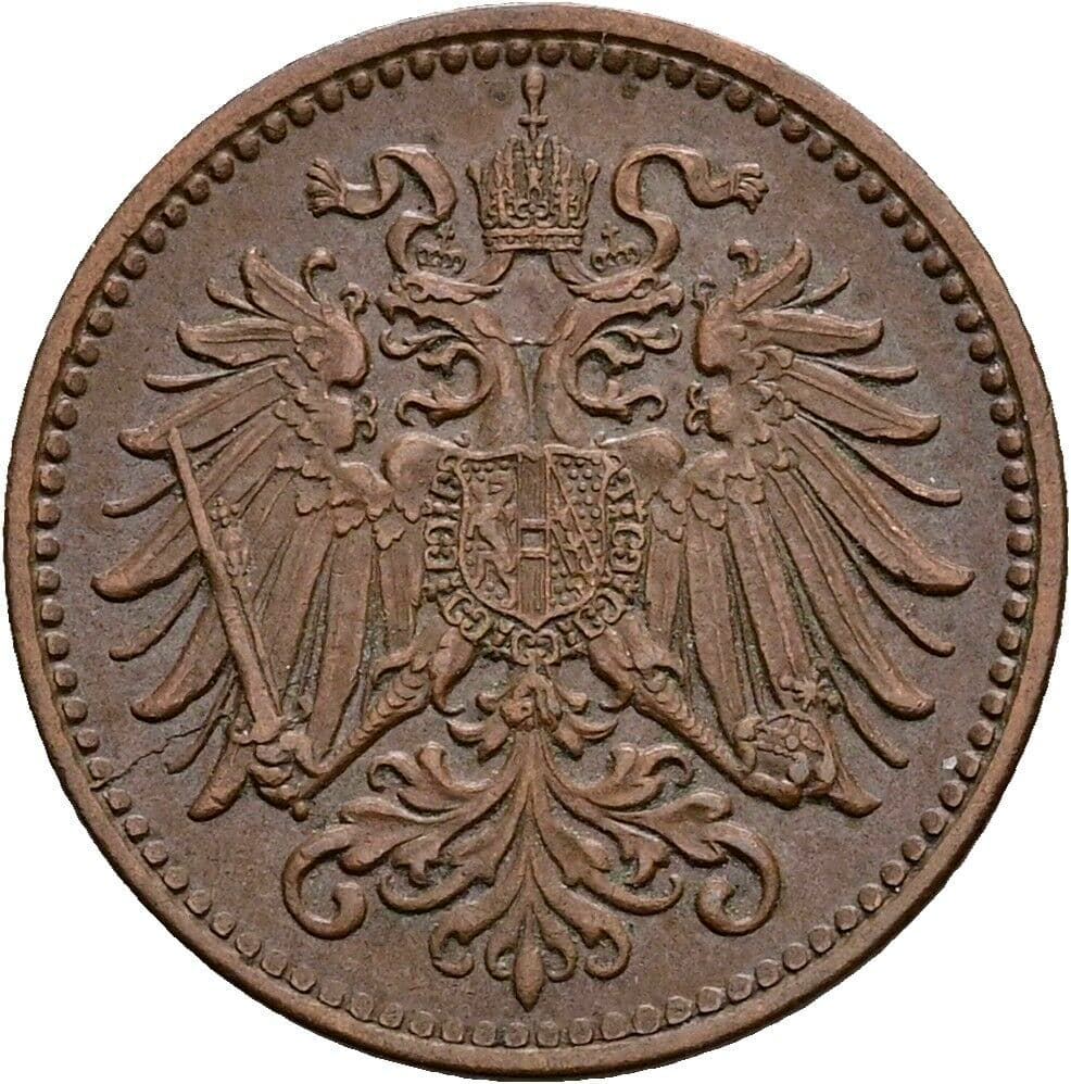 1 Heller Franz Joseph I. 1848-1916 1912 – Rückseite