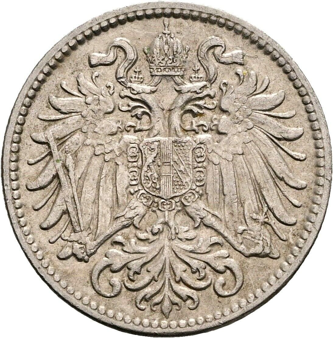 10 Heller Franz Joseph I. 1848-1916 1909 – Rückseite