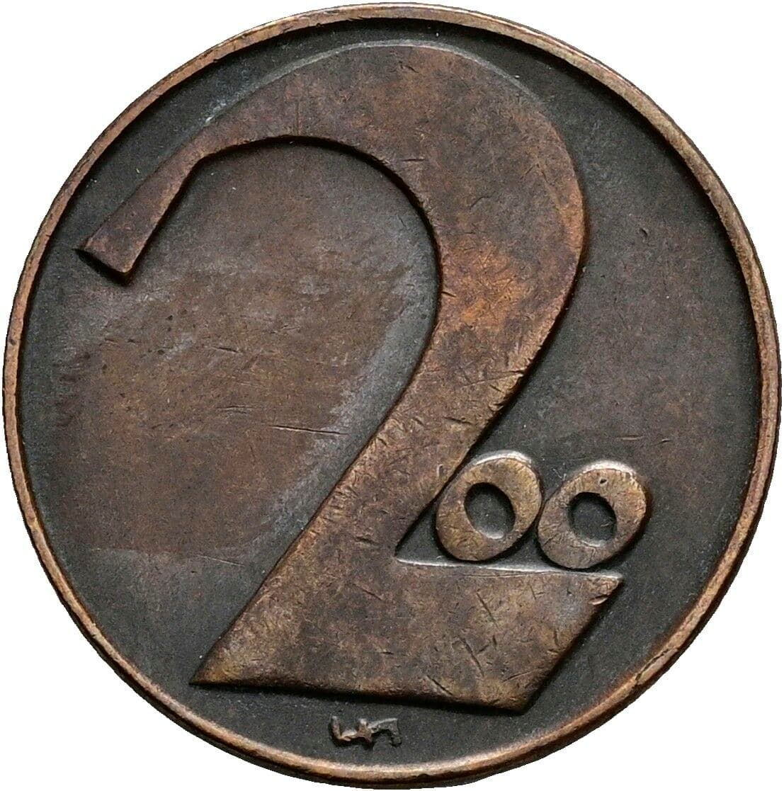 200 Kronen 1924 – Vorderseite