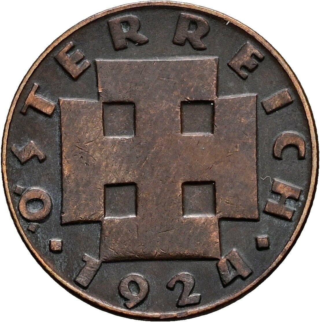 200 Kronen 1924 – Rückseite