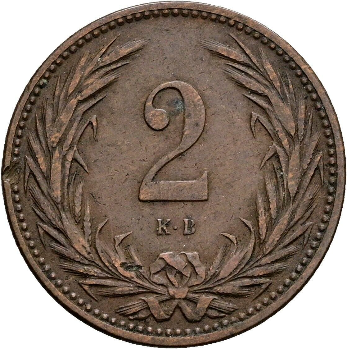 2 Filler Franz Joseph I. 1848-1916 1901 KB, Kremnitz – Vorderseite