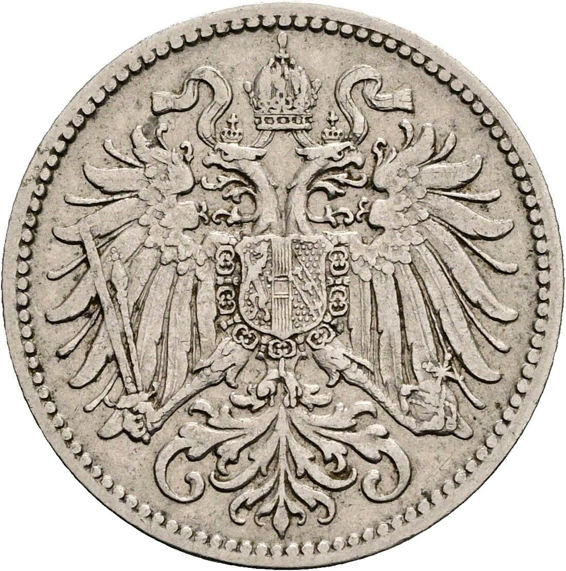 10 Heller Franz Joseph I. 1848-1916 1895 – Rückseite
