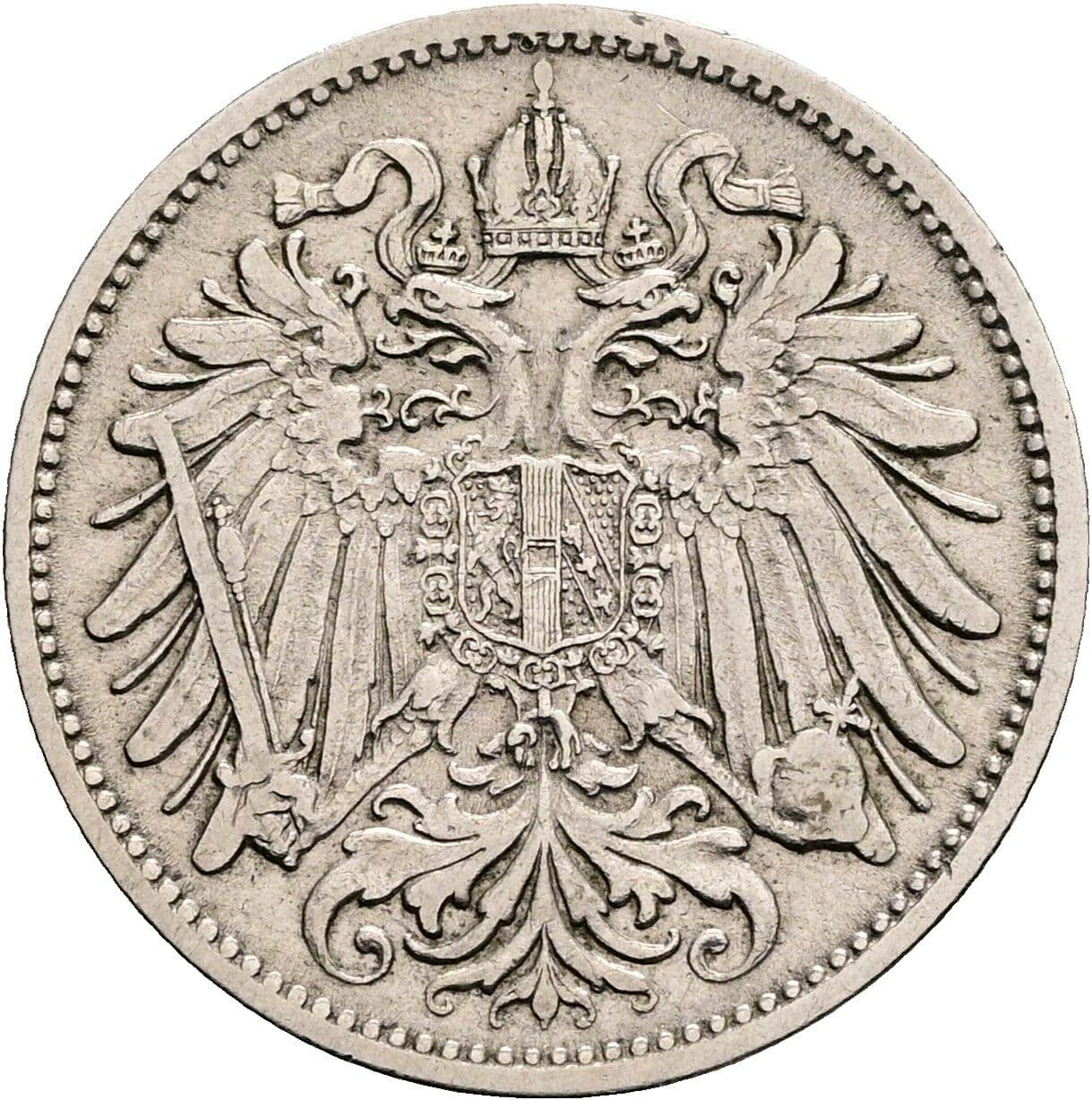 20 Heller Franz Joseph I. 1848-1916 1894 – Rückseite