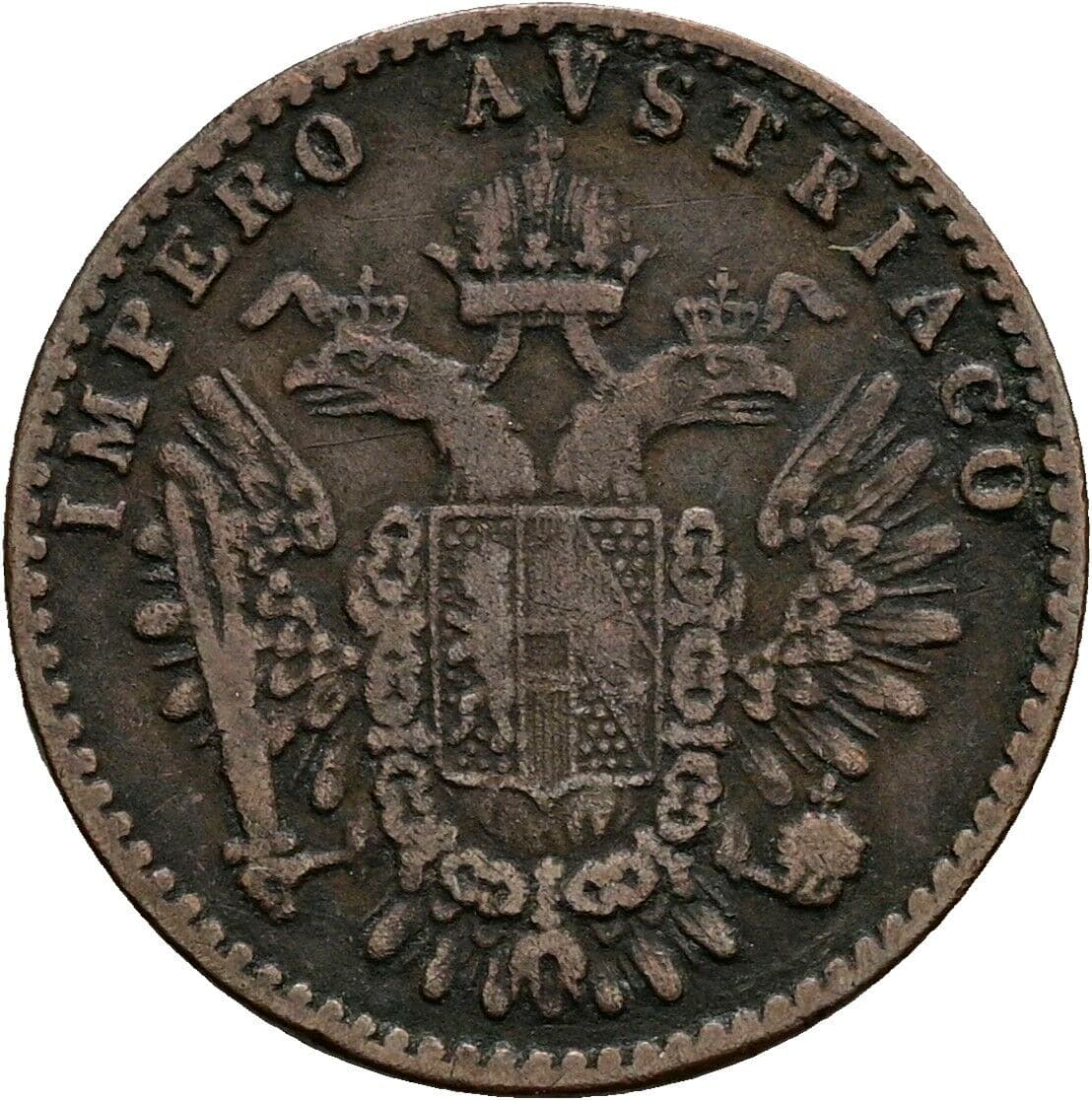 3 Centesimi Franz Joseph I. 1848-1916 1852 M – Rückseite