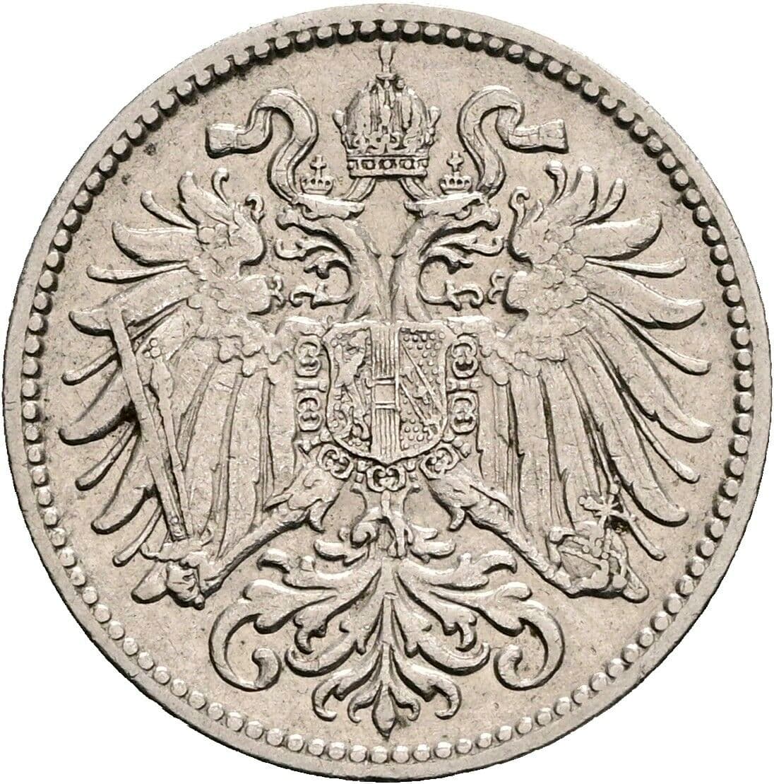 10 Heller Franz Joseph I. 1848-1916 1910 – Rückseite