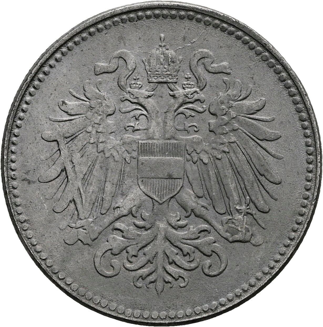 20 Heller Karl I., 1916-1918 1917 – Rückseite