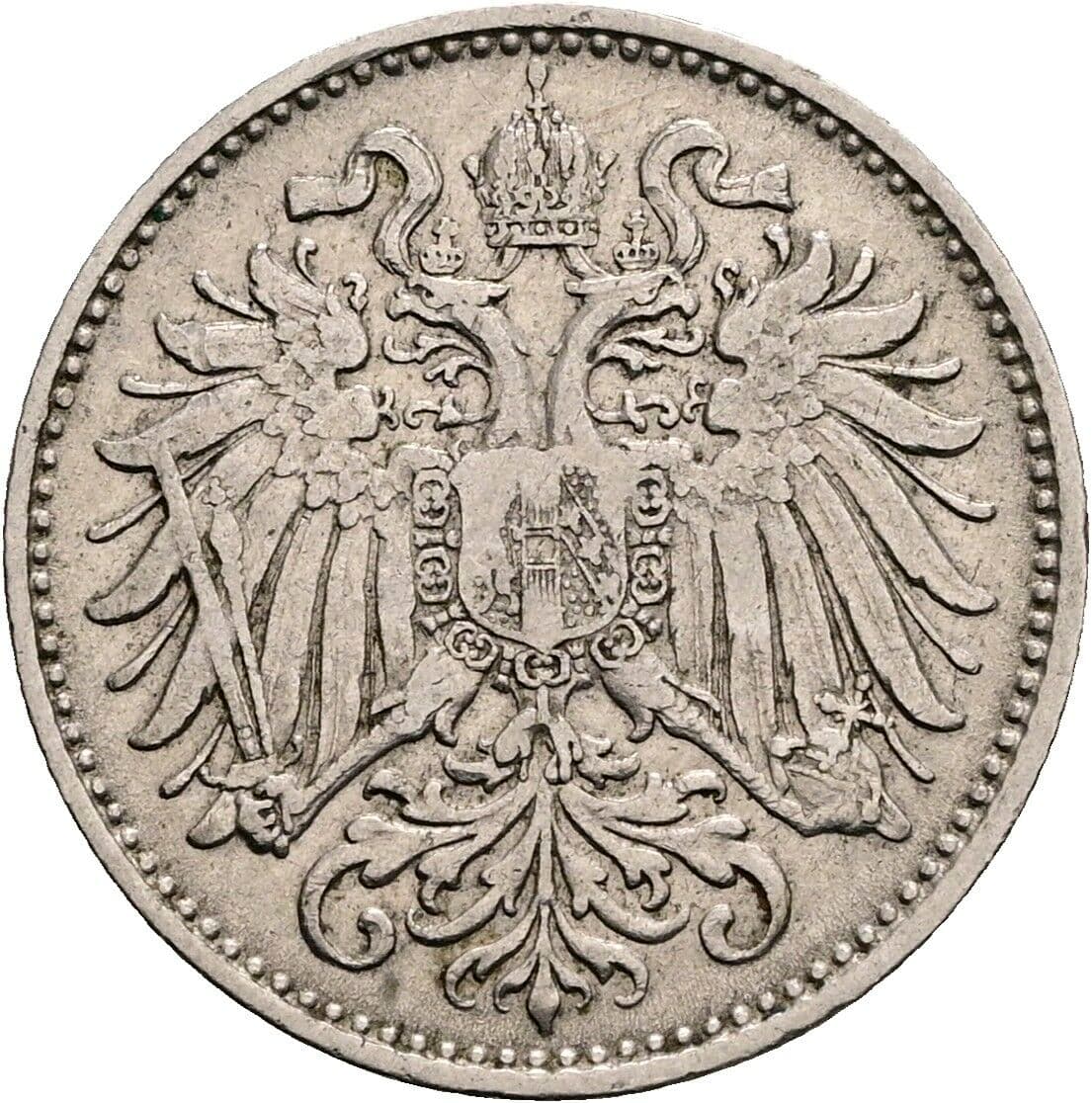 10 Heller Franz Joseph I. 1848-1916 1894 – Rückseite