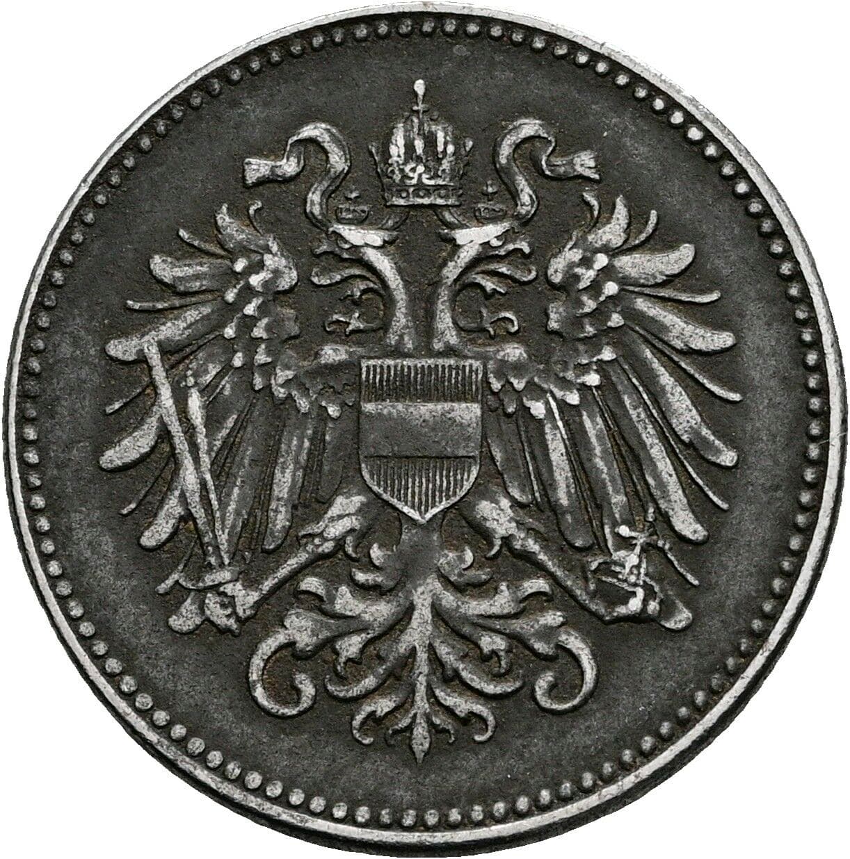 20 Filler Franz Joseph I. 1848-1916 1916 – Rückseite