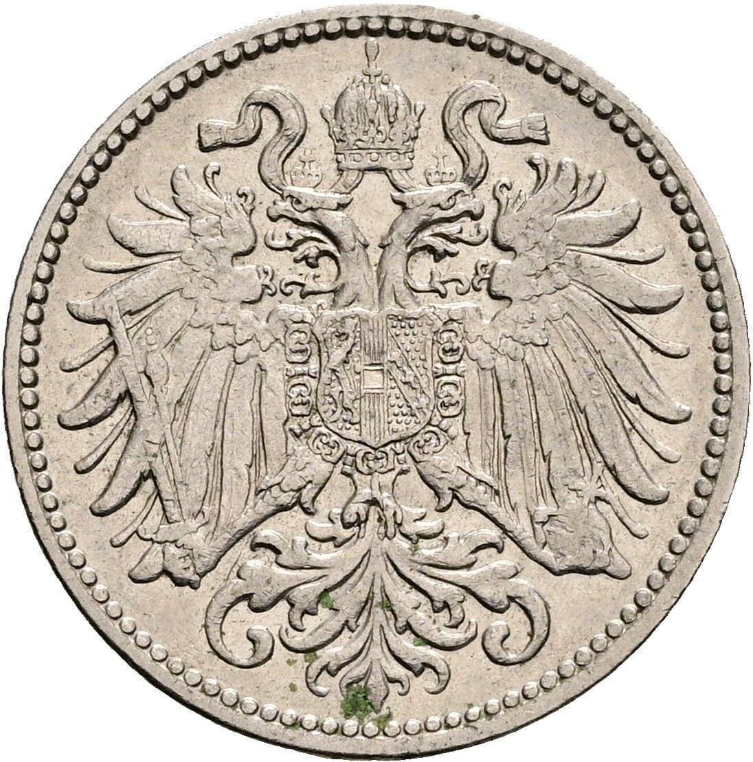 10 Heller Franz Joseph I. 1848-1916 1910 – Rückseite