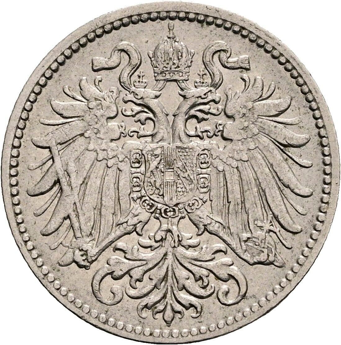 10 Heller Franz Joseph I. 1848-1916 1910 – Rückseite