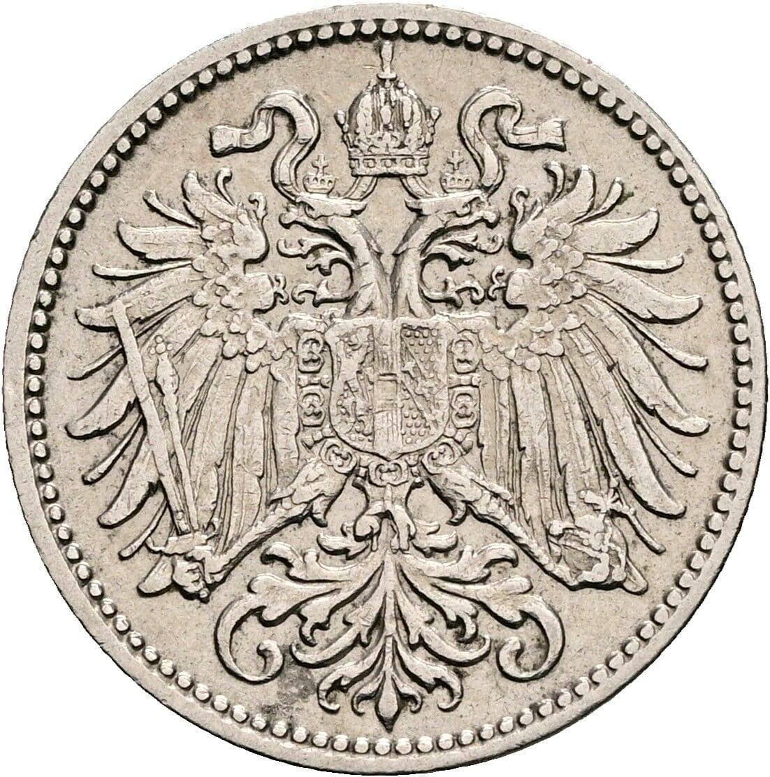 10 Heller Franz Joseph I. 1848-1916 1907 – Rückseite