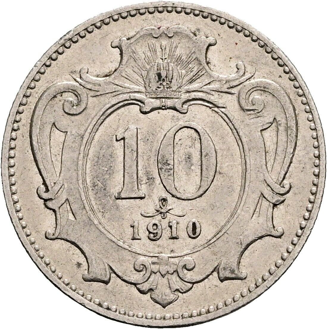 10 Heller Franz Joseph I. 1848-1916 1910 – Vorderseite