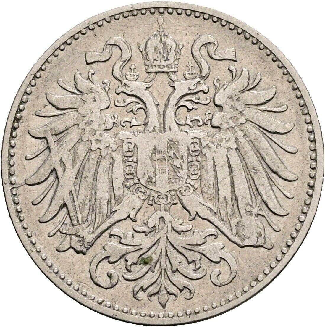 10 Heller Franz Joseph I. 1848-1916 1894 – Rückseite