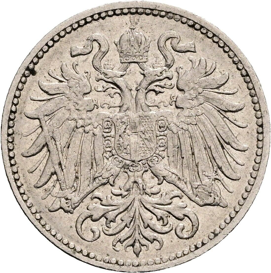 10 Heller Franz Joseph I. 1848-1916 1910 – Rückseite
