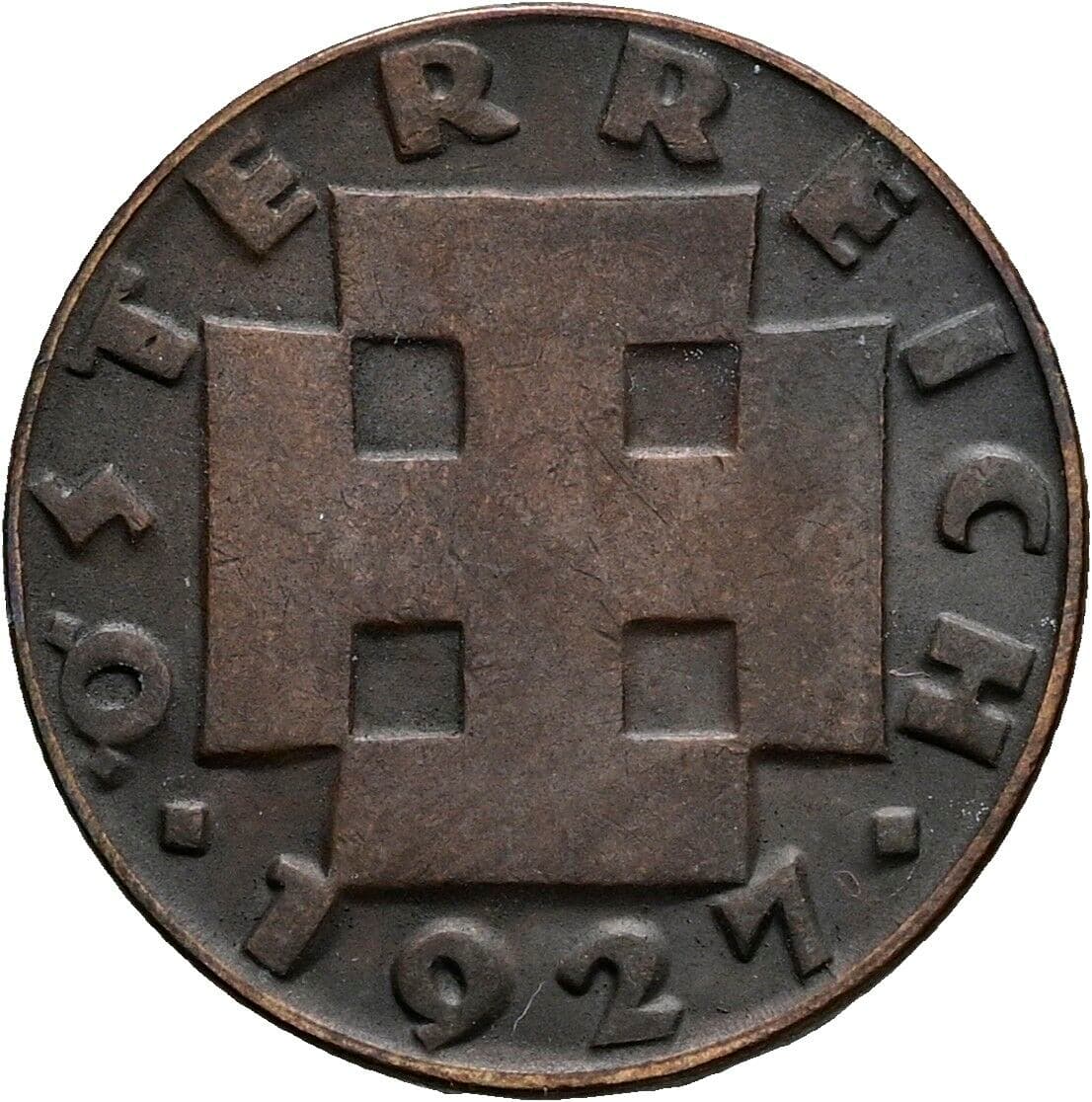 2 Groschen 1927 – Rückseite
