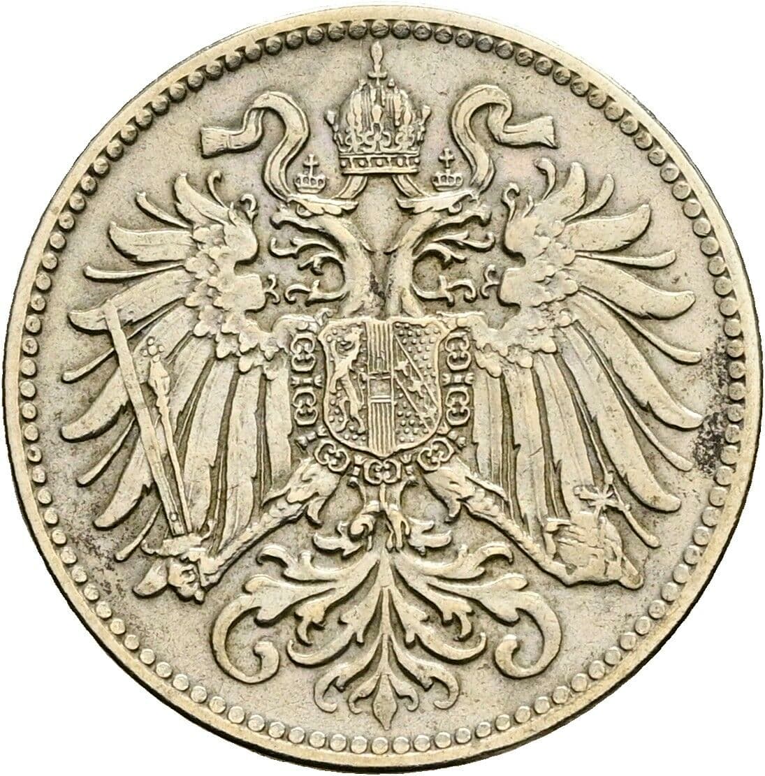10 Heller Franz Joseph I. 1848-1916 1915 – Rückseite