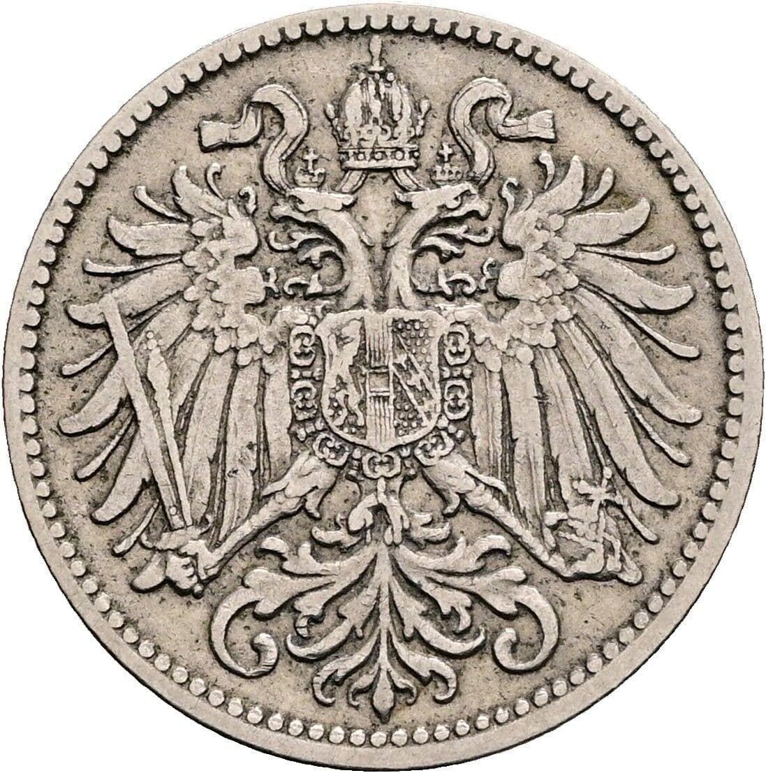 10 Heller Franz Joseph I. 1848-1916 1895 – Rückseite