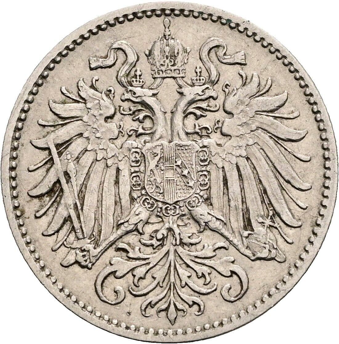 10 Heller Franz Joseph I. 1848-1916 1895 – Rückseite