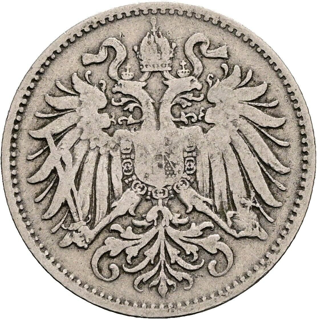 10 Heller Franz Joseph I. 1848-1916 1894 – Rückseite