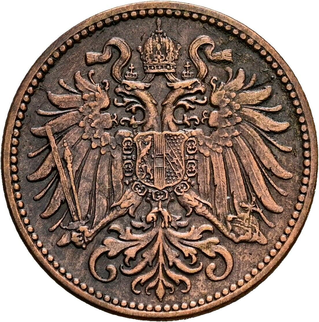 2 Heller Franz Joseph I. 1848-1916 1911 – Rückseite