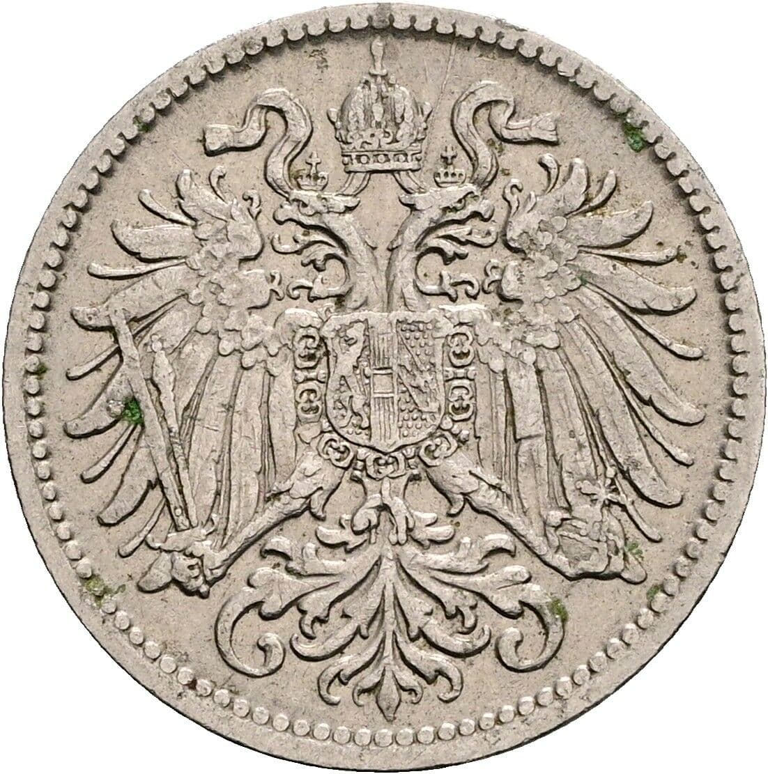 10 Heller Franz Joseph I. 1848-1916 1909 – Rückseite