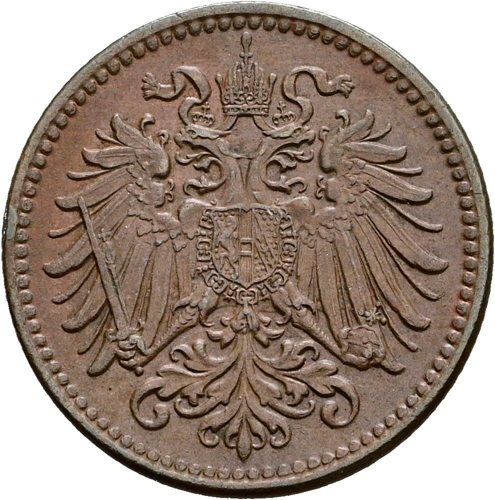 1 Heller Franz Joseph I. 1848-1916 1912 – Rückseite