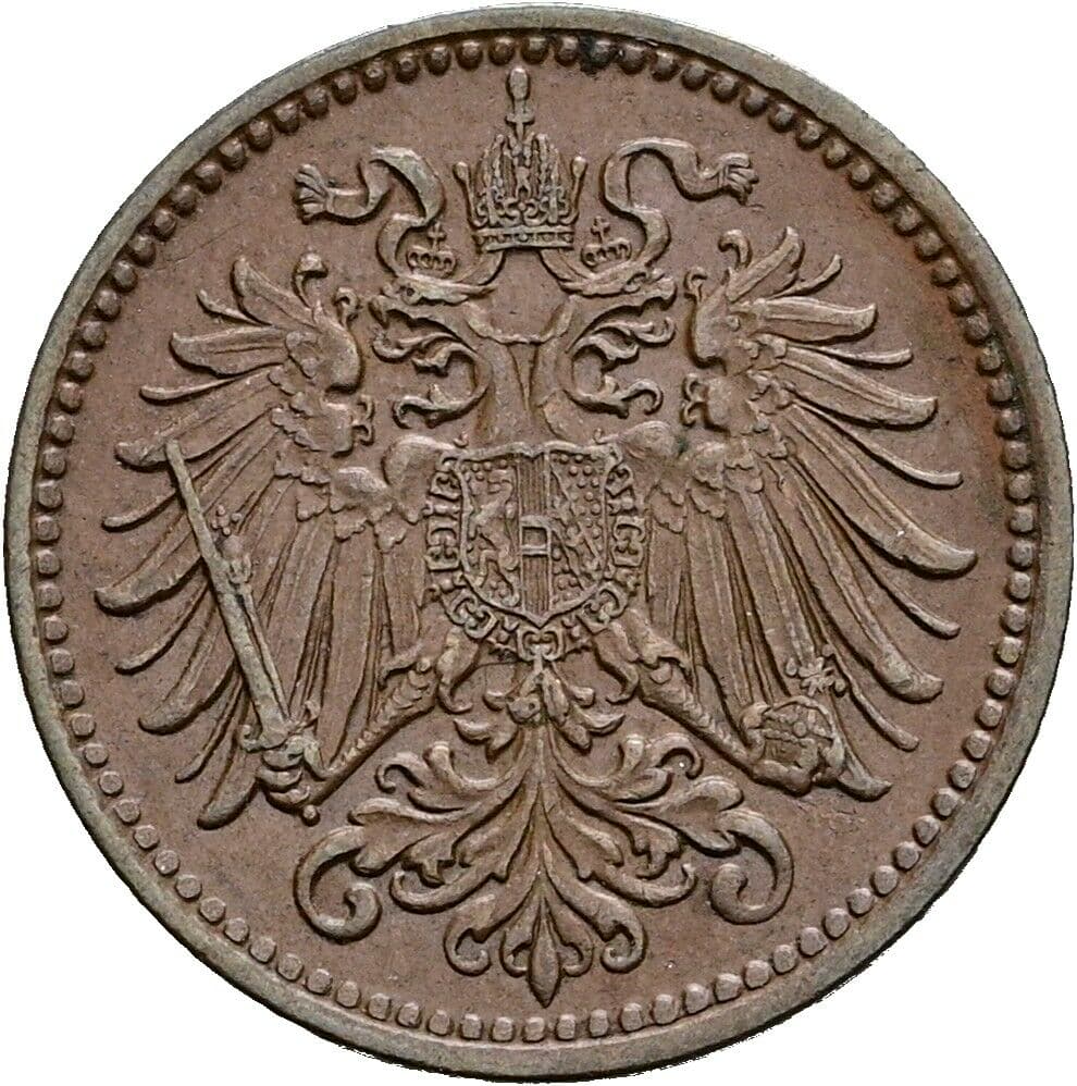 1 Heller Franz Joseph I. 1848-1916 1914 – Rückseite