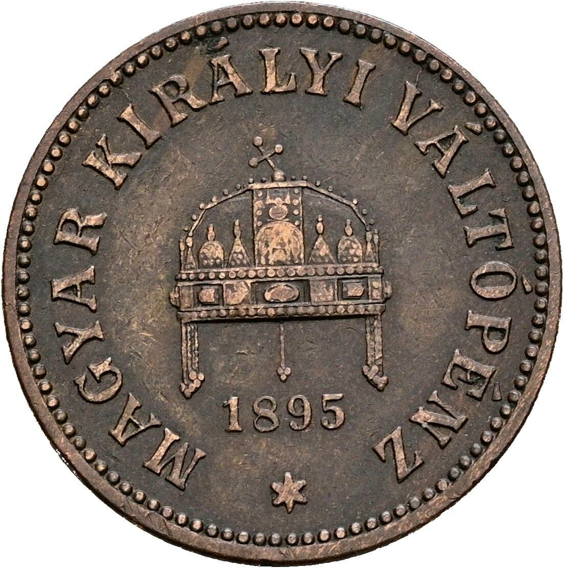 2 Filler Franz Joseph I. 1848-1916 1895 KB, Kremnitz – Rückseite