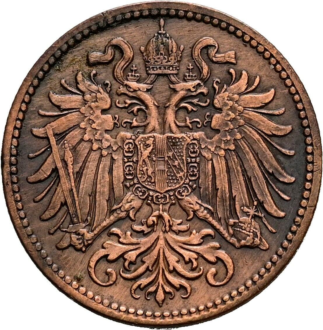 2 Heller Franz Joseph I. 1848-1916 1915 – Rückseite