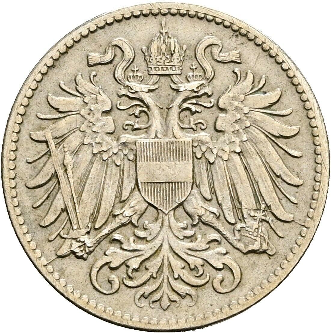 10 Heller Franz Joseph I. 1848-1916 1916 – Rückseite