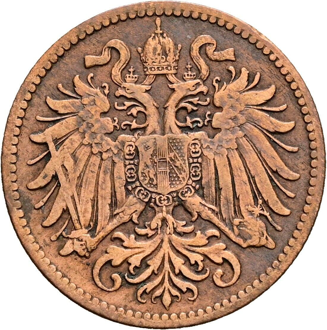 2 Heller Franz Joseph I. 1848-1916 1903 – Rückseite