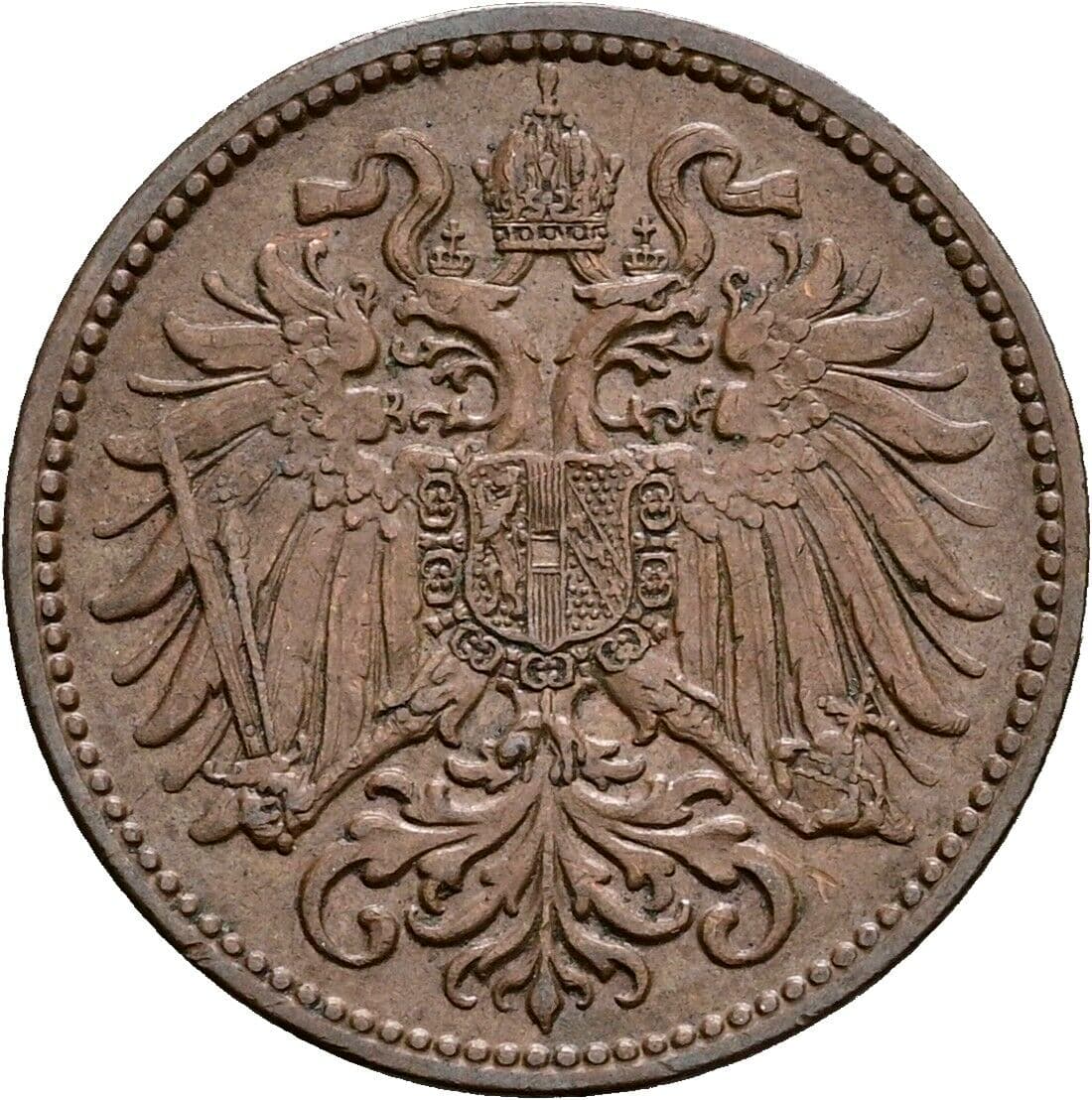 2 Heller Franz Joseph I. 1848-1916 1911 – Rückseite
