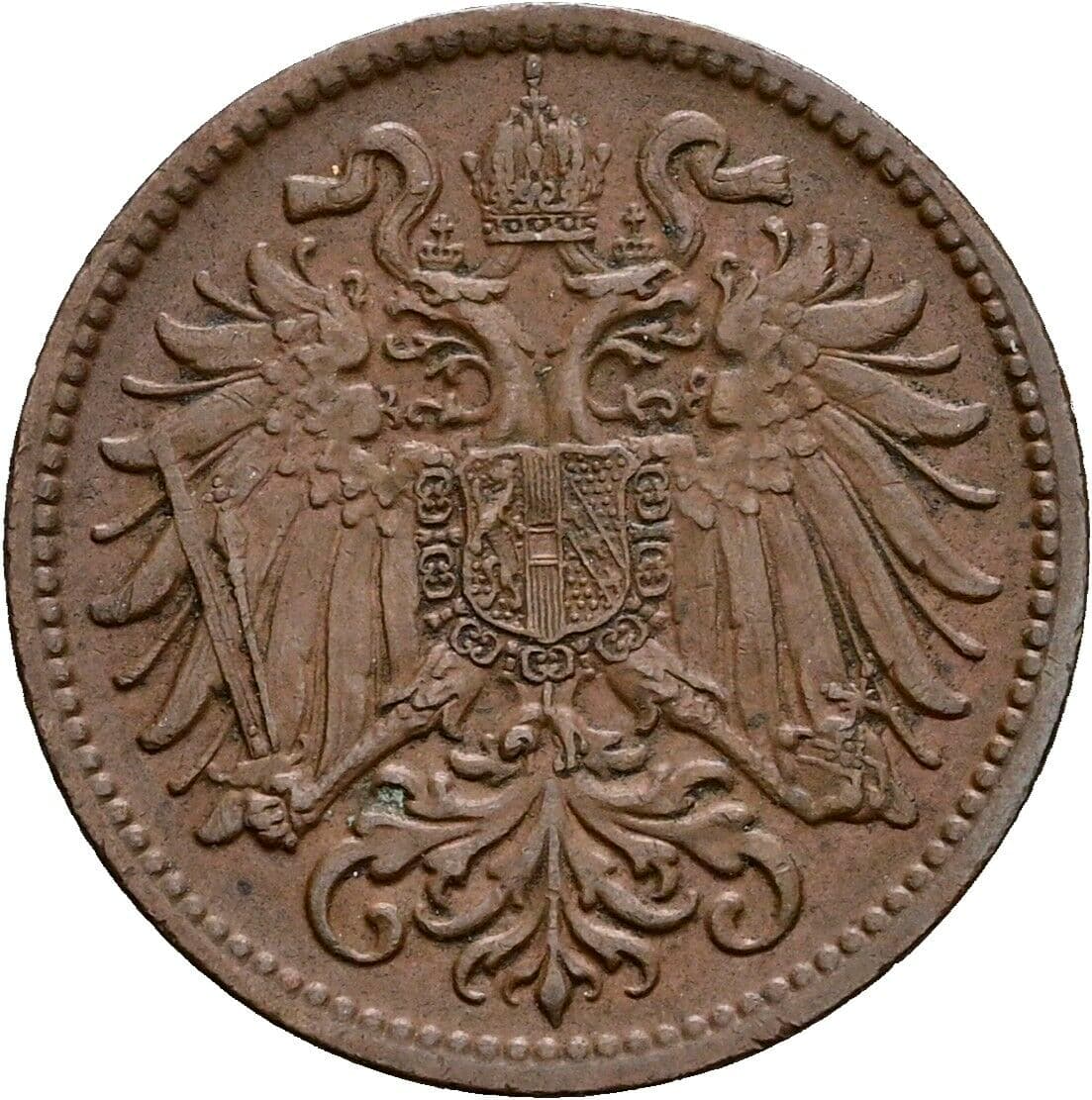 2 Heller Franz Joseph I. 1848-1916 1911 – Rückseite