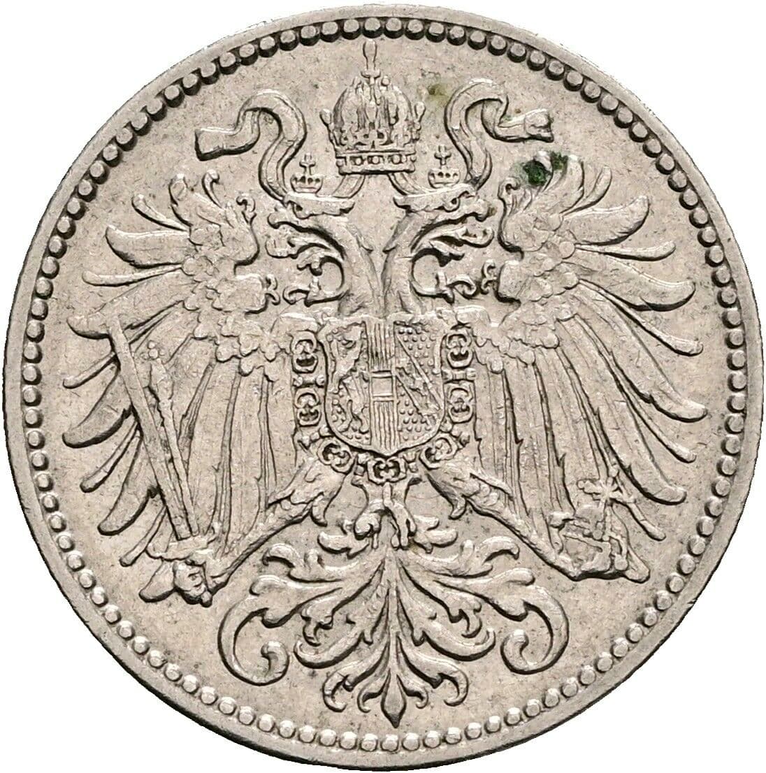 10 Heller Franz Joseph I. 1848-1916 1910 – Rückseite