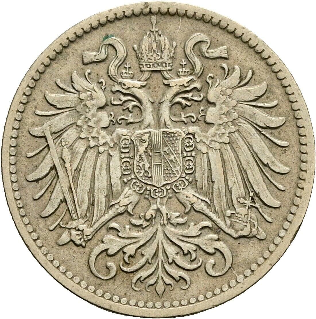 10 Heller Franz Joseph I. 1848-1916 1915 – Rückseite
