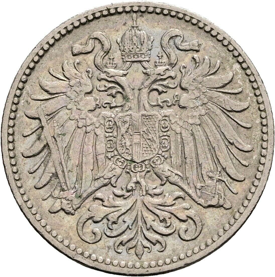 10 Heller Franz Joseph I. 1848-1916 1910 – Rückseite