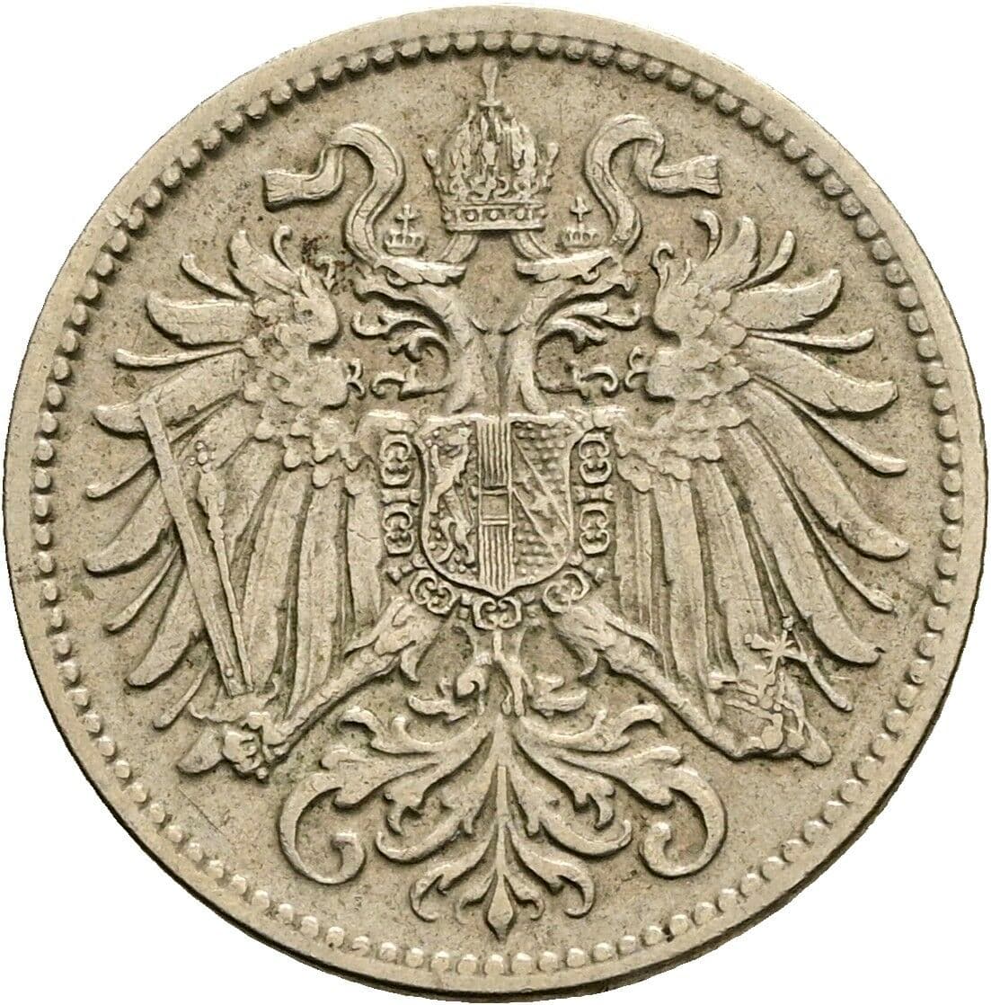 10 Heller Franz Joseph I. 1848-1916 1915 – Rückseite
