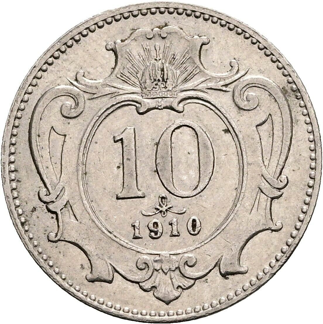 10 Heller Franz Joseph I. 1848-1916 1910 – Vorderseite