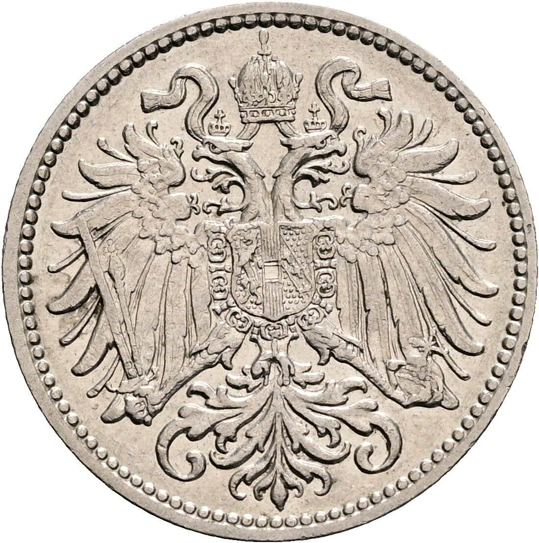 10 Heller Franz Joseph I. 1848-1916 1910 – Rückseite