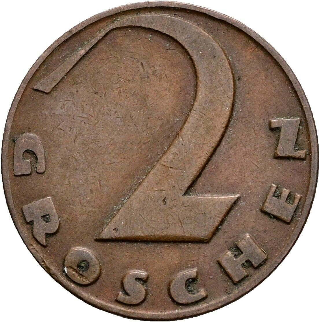 2 Groschen 1926 – Vorderseite