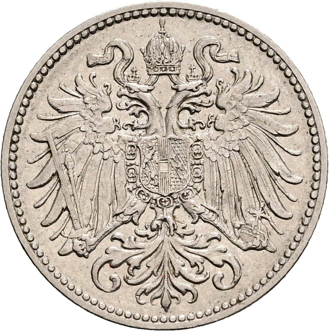 10 Heller Franz Joseph I. 1848-1916 1910 – Rückseite