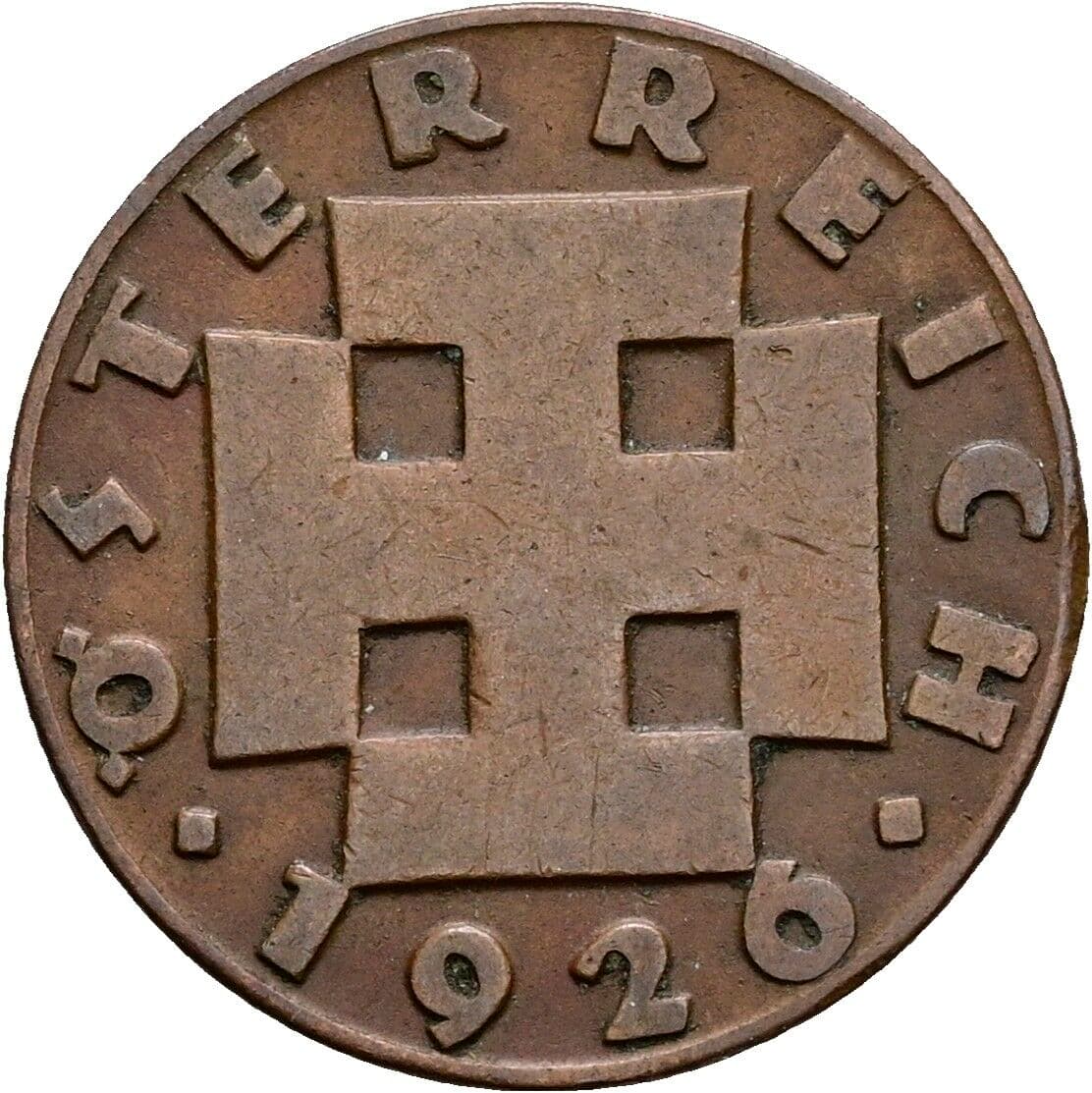 2 Groschen 1926 – Rückseite