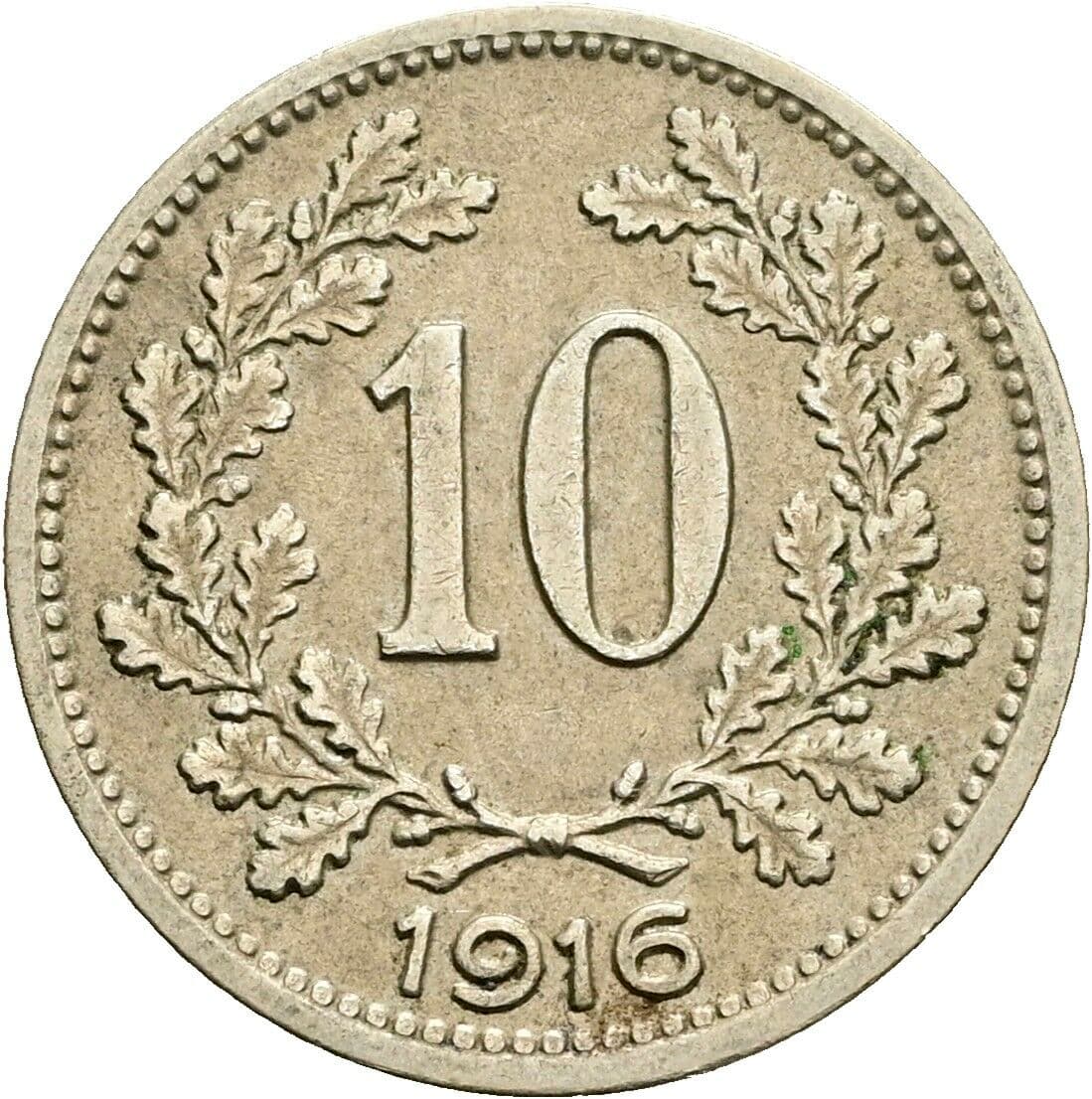 10 Heller Franz Joseph I. 1848-1916 1916 – Vorderseite