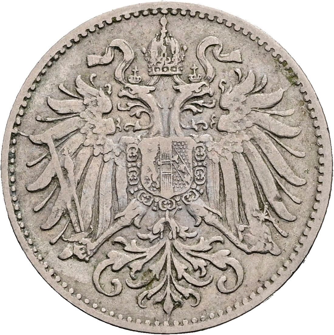 10 Heller Franz Joseph I. 1848-1916 1893 – Rückseite