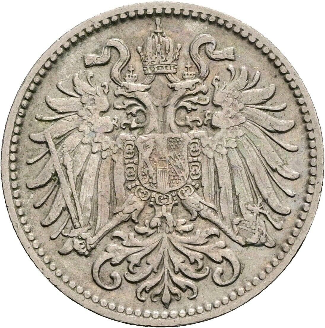 10 Heller Franz Joseph I. 1848-1916 1907 – Rückseite