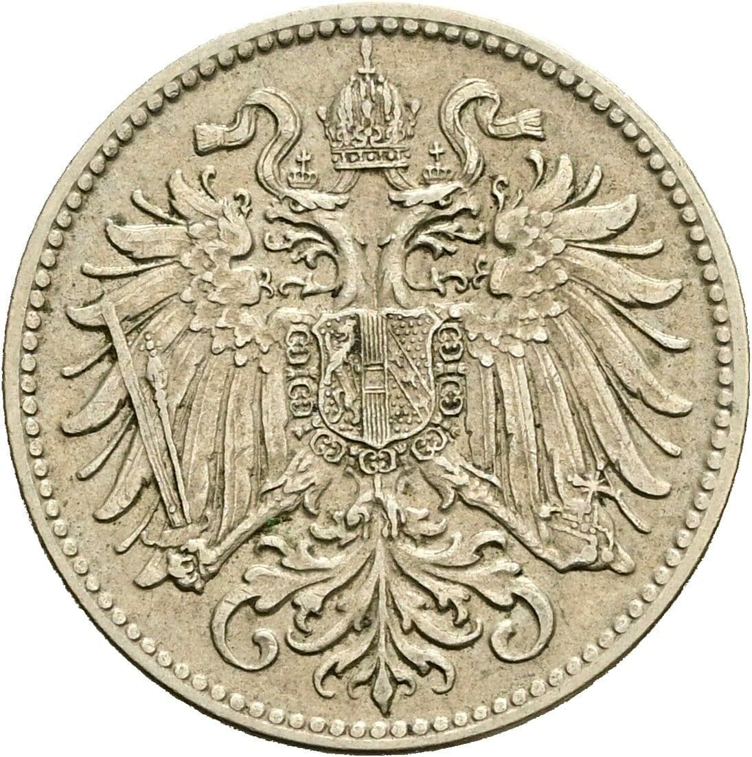 10 Heller Franz Joseph I. 1848-1916 1916 – Rückseite