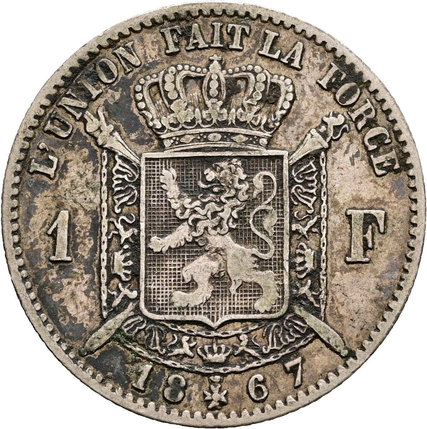 1 Frank Leopold II. 1865-1909 1867 – Rückseite
