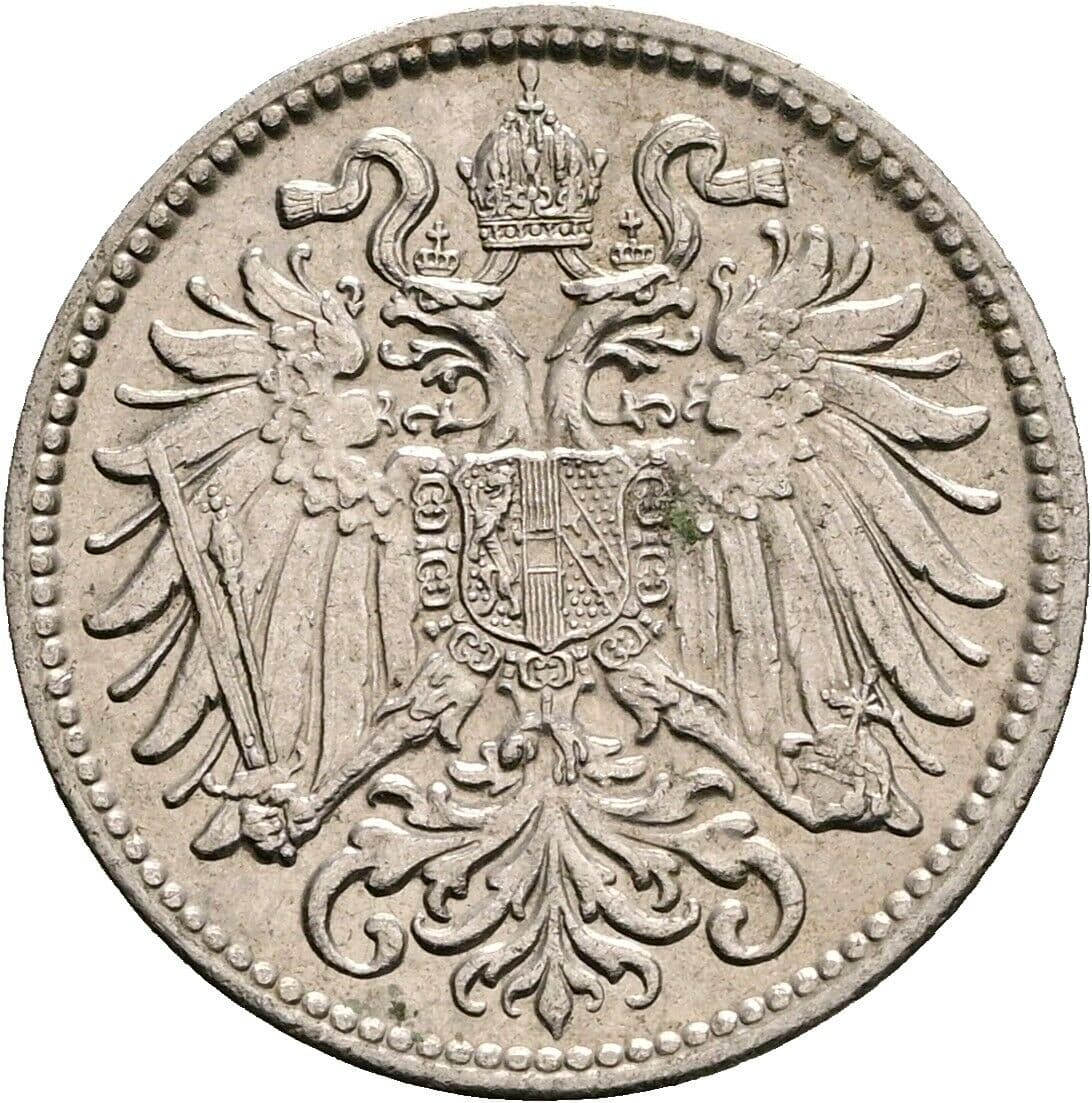 10 Heller Franz Joseph I. 1848-1916 1909 – Rückseite